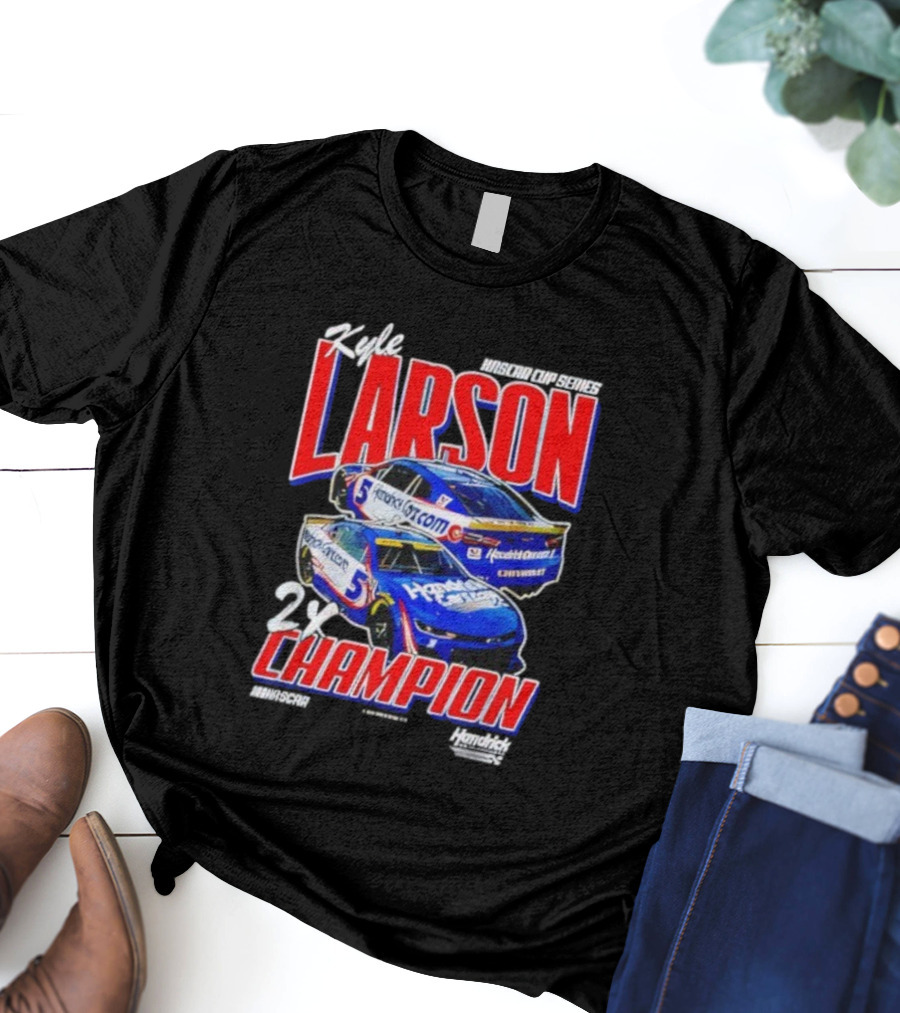 Kyle Larson Hendrick Motorsports 2X Champion NASCAR Series T-Shirt