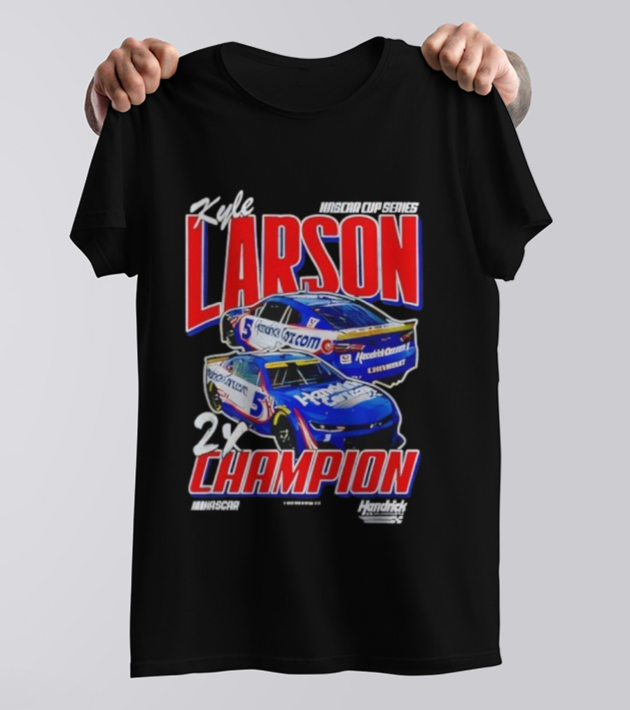 Kyle Larson Hendrick Motorsports 2X Champion NASCAR Series T-Shirt
