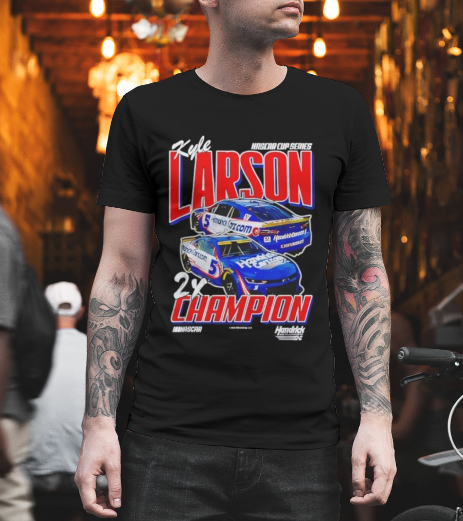 Kyle Larson Hendrick Motorsports 2X Champion NASCAR Series T-Shirt