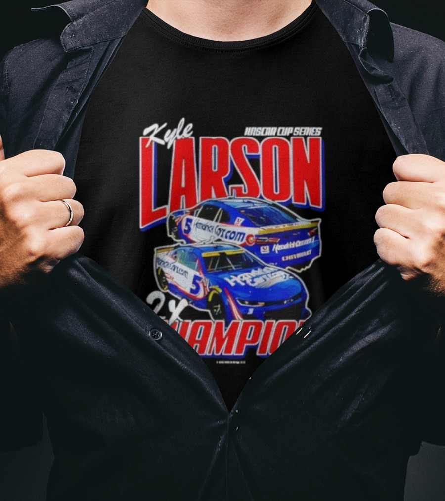 Kyle Larson Hendrick Motorsports 2X Champion NASCAR Series T-Shirt