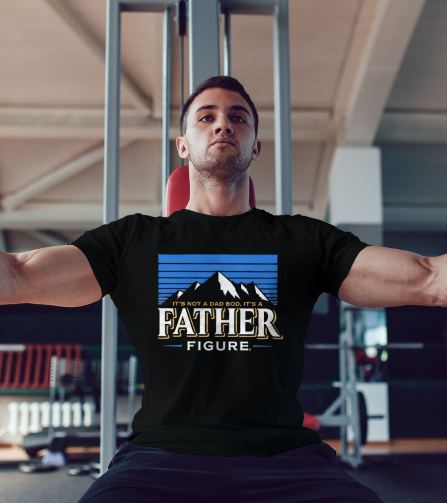 It's Not A Dad Bod It's A Father Figure Mountain Silhouette T-Shirt