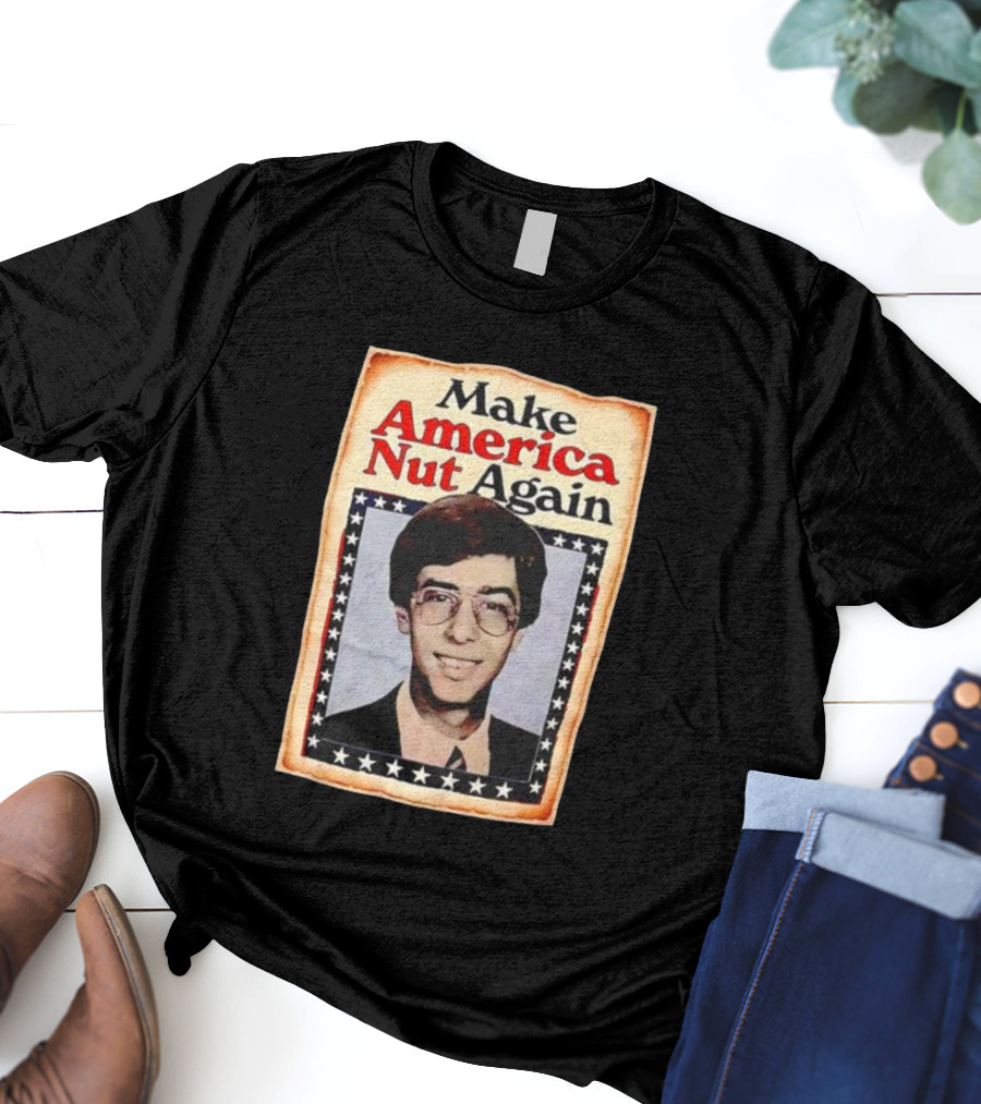 Make America Nut Again Jon Wallach 2028 Campaign T-Shirt