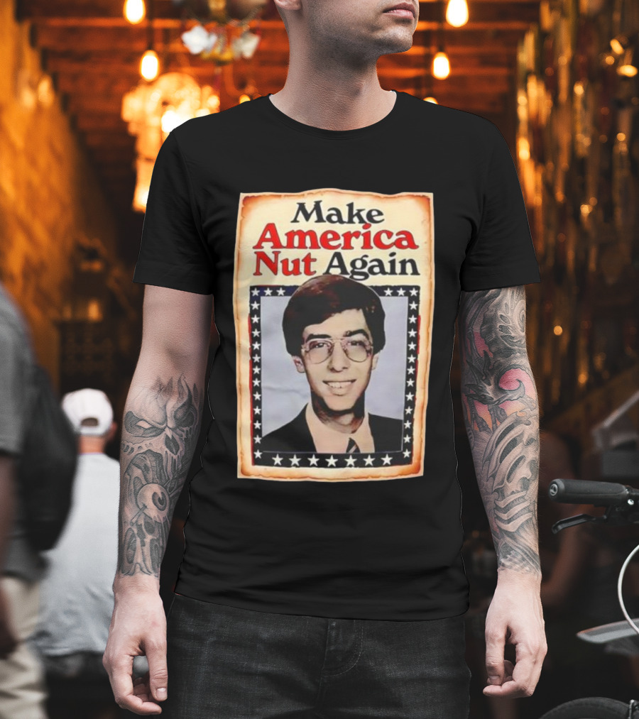 Make America Nut Again Jon Wallach 2028 Campaign T-Shirt