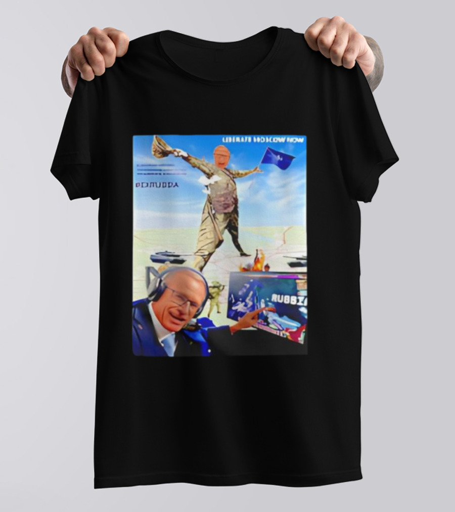 Liberate Moscow Now TFR Special Edition Odmudda Rubbzz T-Shirt