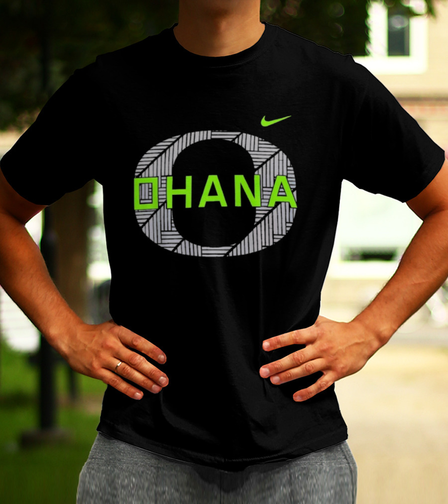 Oregon Ducks Ohana Nike Fleece T-Shirt
