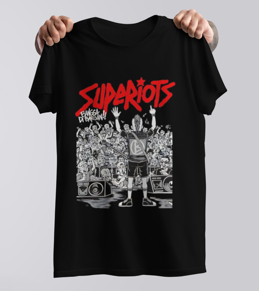 Superiots Concert Crowd Energy Di Barisan T-Shirt
