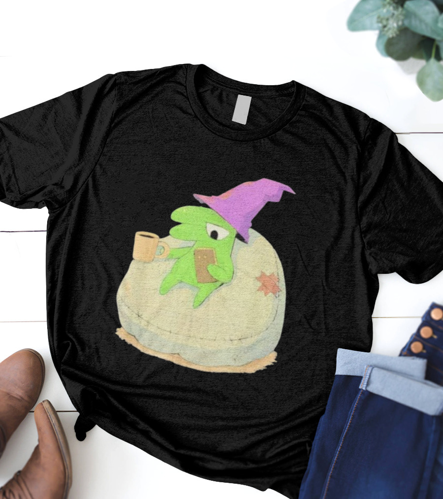 Smiling Friends Glep Vintage Witch Hat Cozy Moment T-Shirt