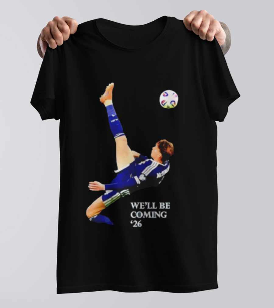 Scotland Football Kick We'll Be Coming 26 T-Shirt