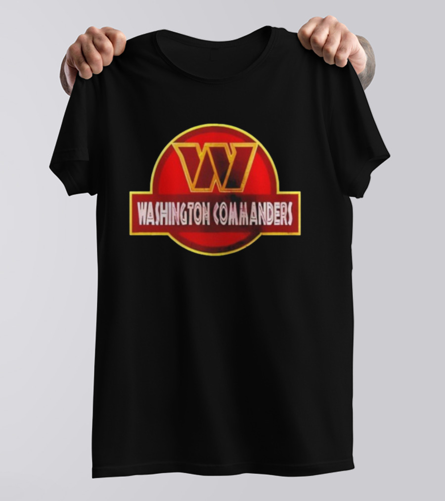 Washington Commanders W Jurassic Park Icon Collaboration T-Shirt