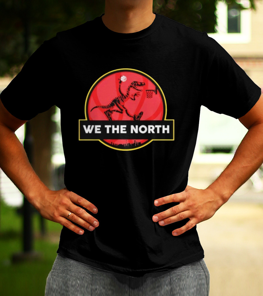 We The North Toronto Basketball Raptor Dunk Skyline Circle T-Shirt