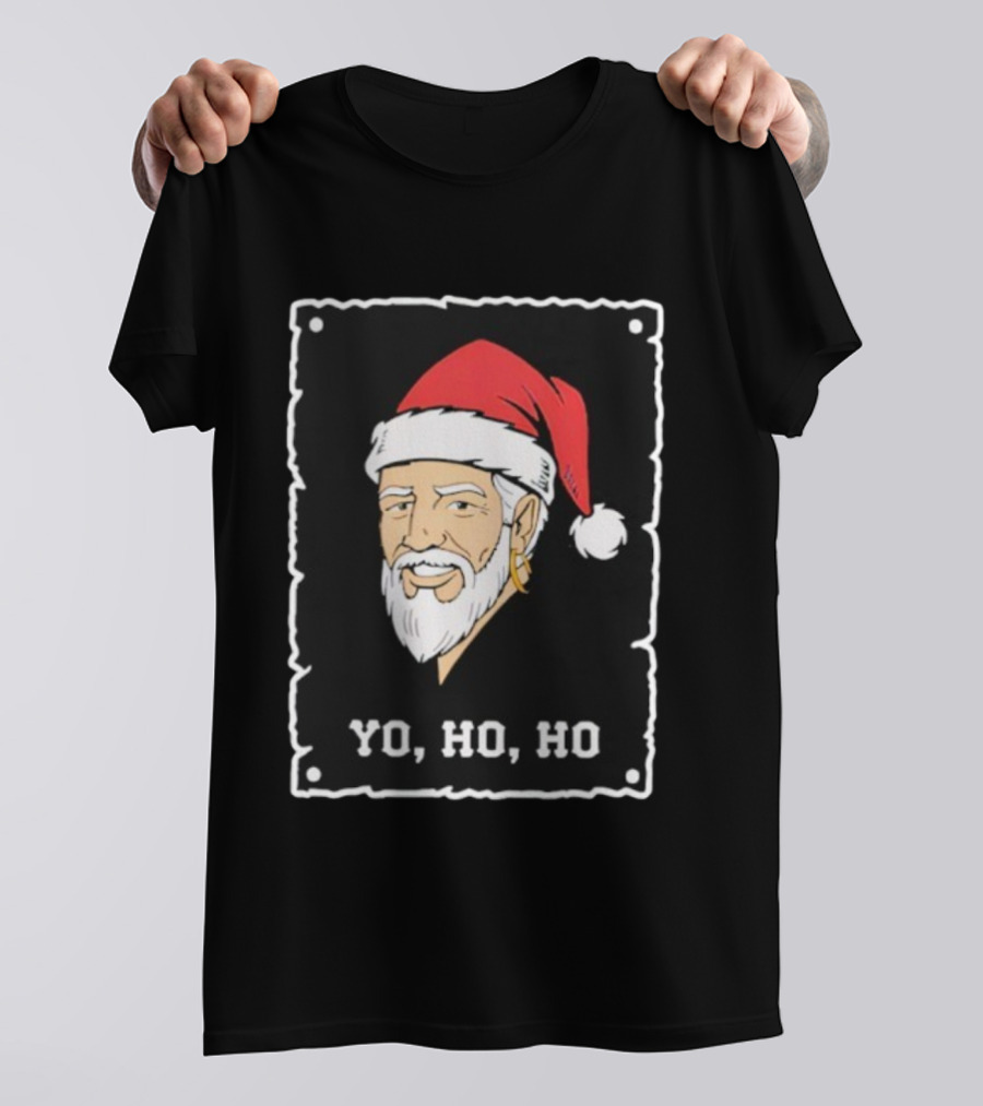 Santa Pirate Christmas Yo Ho Ho T-Shirt