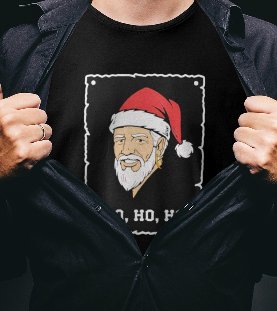 Santa Pirate Christmas Yo Ho Ho T-Shirt