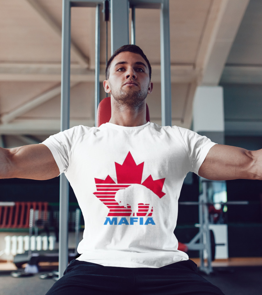 Canada Mafia Buffalo Bills Maple Leaf Buffalo Silhouette T-Shirt