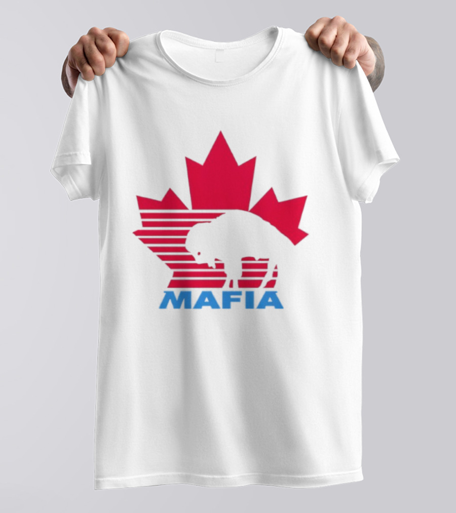 Canada Mafia Buffalo Bills Maple Leaf Buffalo Silhouette T-Shirt