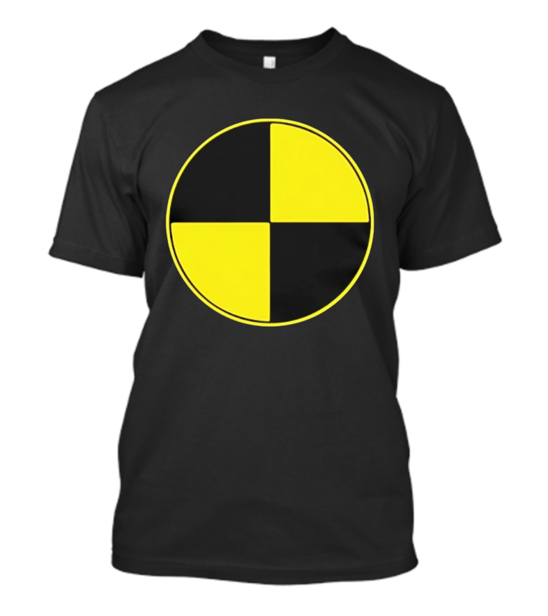 Crash Test Dummy Yellow Black Symbol T-Shirt
