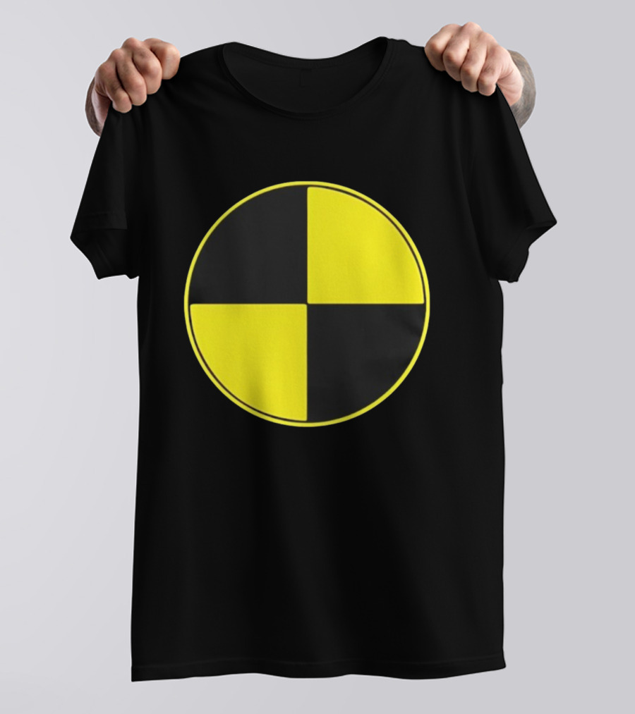 Crash Test Dummy Yellow Black Symbol T-Shirt