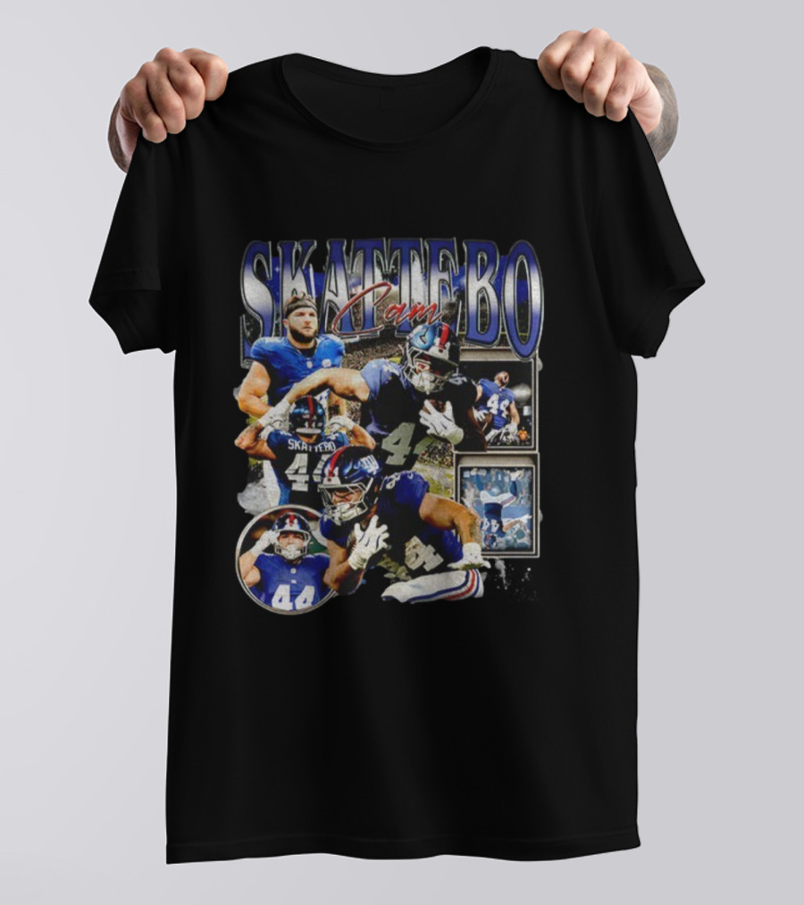 Skattebo Cam 90s Game Day Football Collection T-Shirt