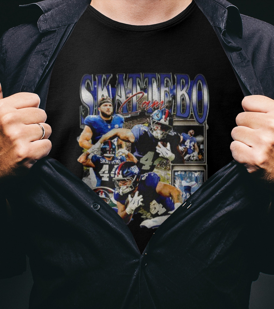 Skattebo Cam 90s Game Day Football Collection T-Shirt