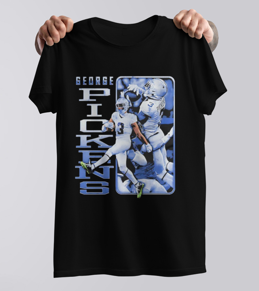 George Pickens Football Catch Highlights Cowboys Theme T-Shirt