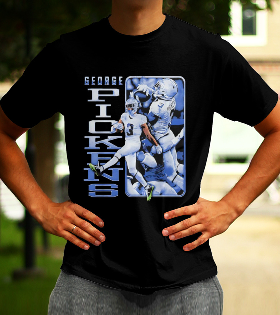 George Pickens Football Catch Highlights Cowboys Theme T-Shirt