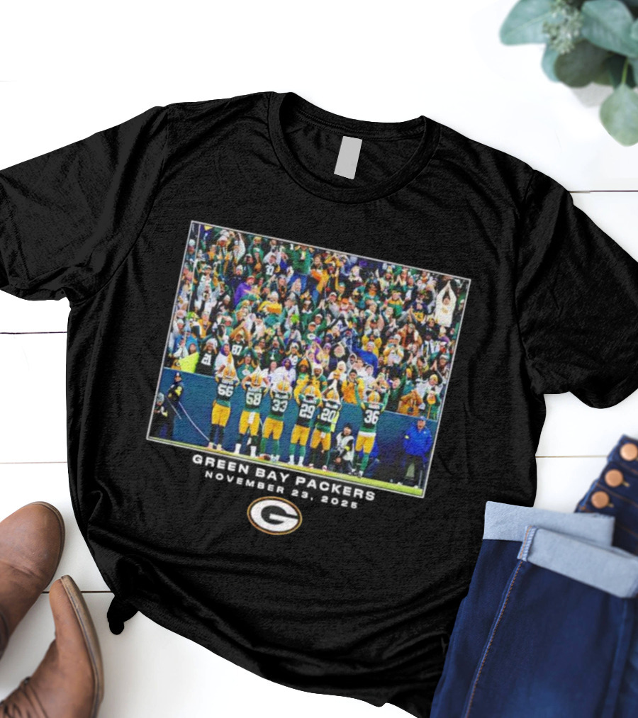 Green Bay Packers NFL Crowd Celebration November 23rd 2025 T-Shirt