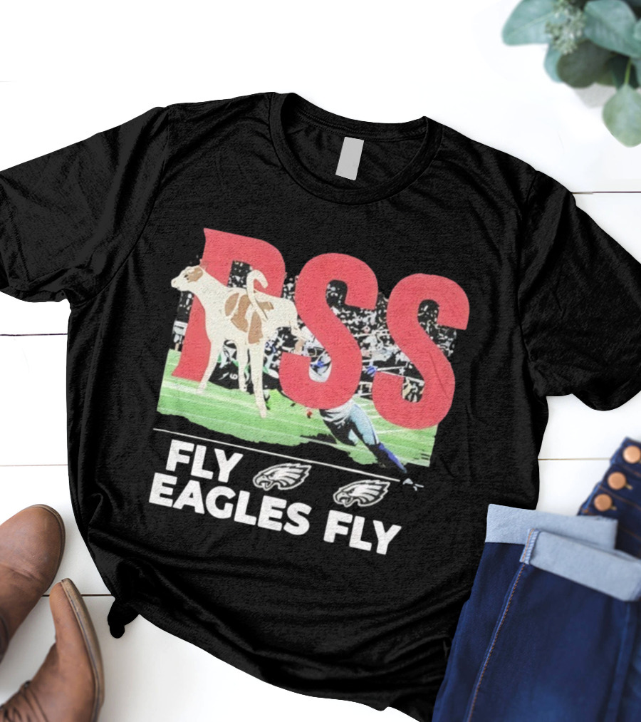 Fly Eagles Fly Philadelphia PSS Dog Peeing Football T-Shirt
