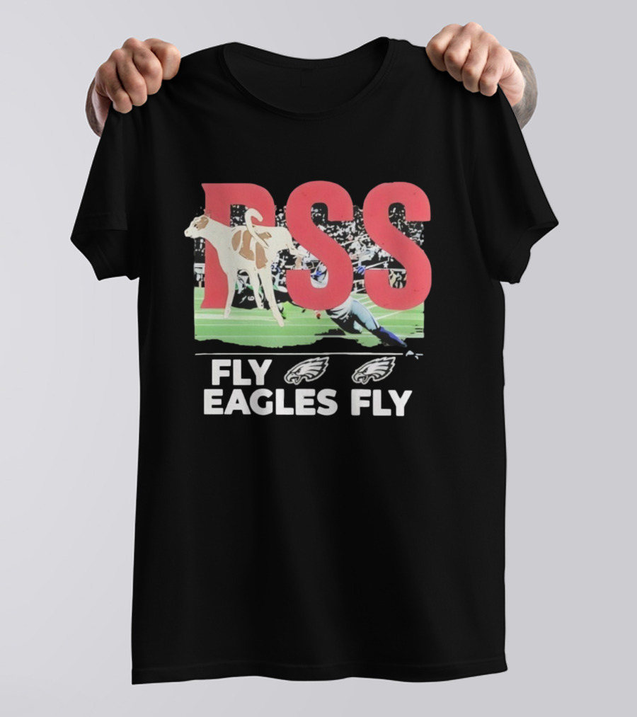 Fly Eagles Fly Philadelphia PSS Dog Peeing Football T-Shirt