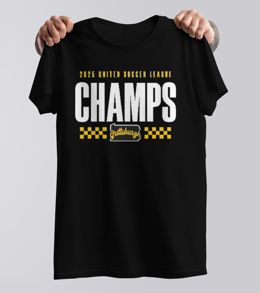 2025 United Soccer League Champs Grillsburgh T-Shirt