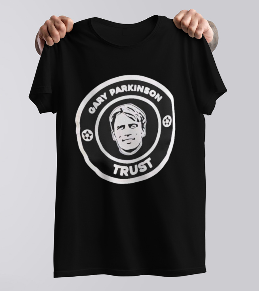 Gary Parkinson Trust Emblem Featuring Portrait And Stars T-Shirt