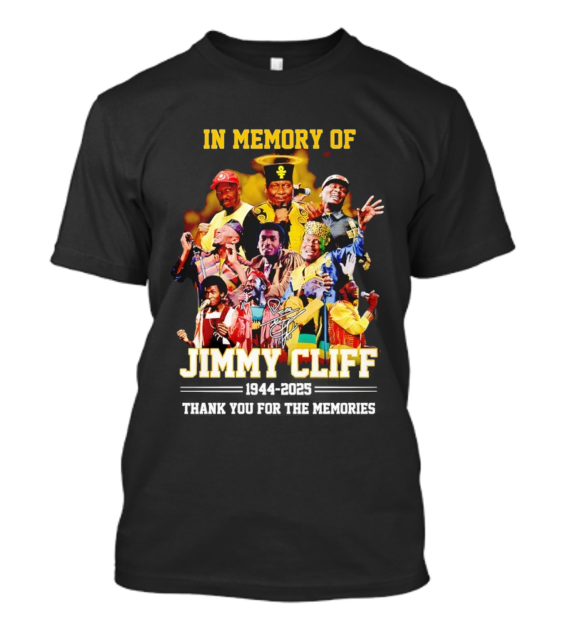 Jimmy Cliff 1944 2025 Thank You For The Memories T-Shirt