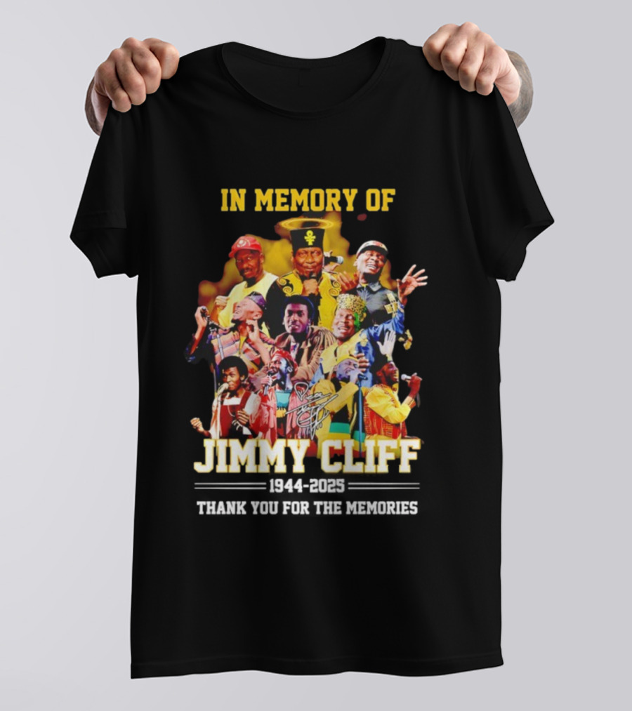 Jimmy Cliff 1944 2025 Thank You For The Memories T-Shirt