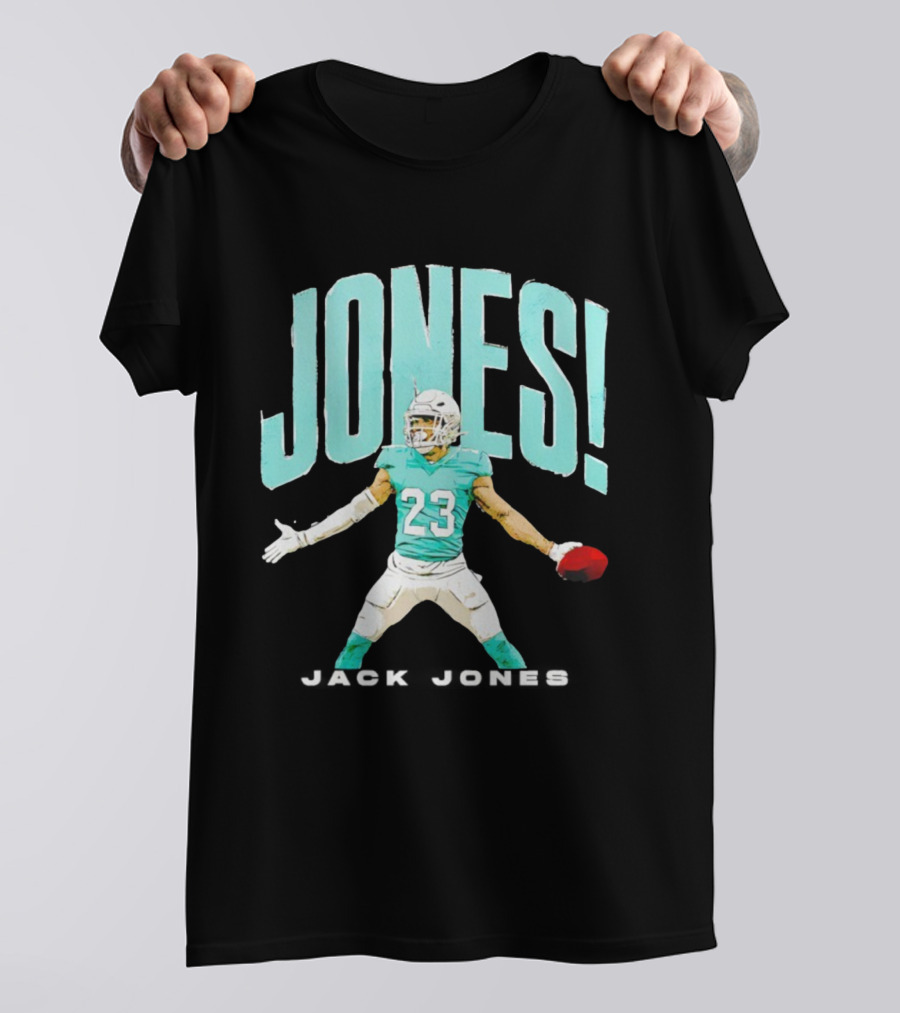 JONES 23 Holding Football Miami T-Shirt