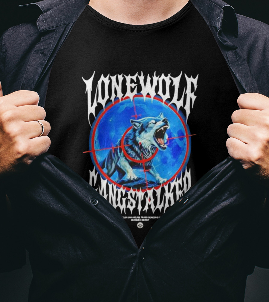 Lonewolf Gangstalker Lone Wolf Sniper Target Graphic T-Shirt