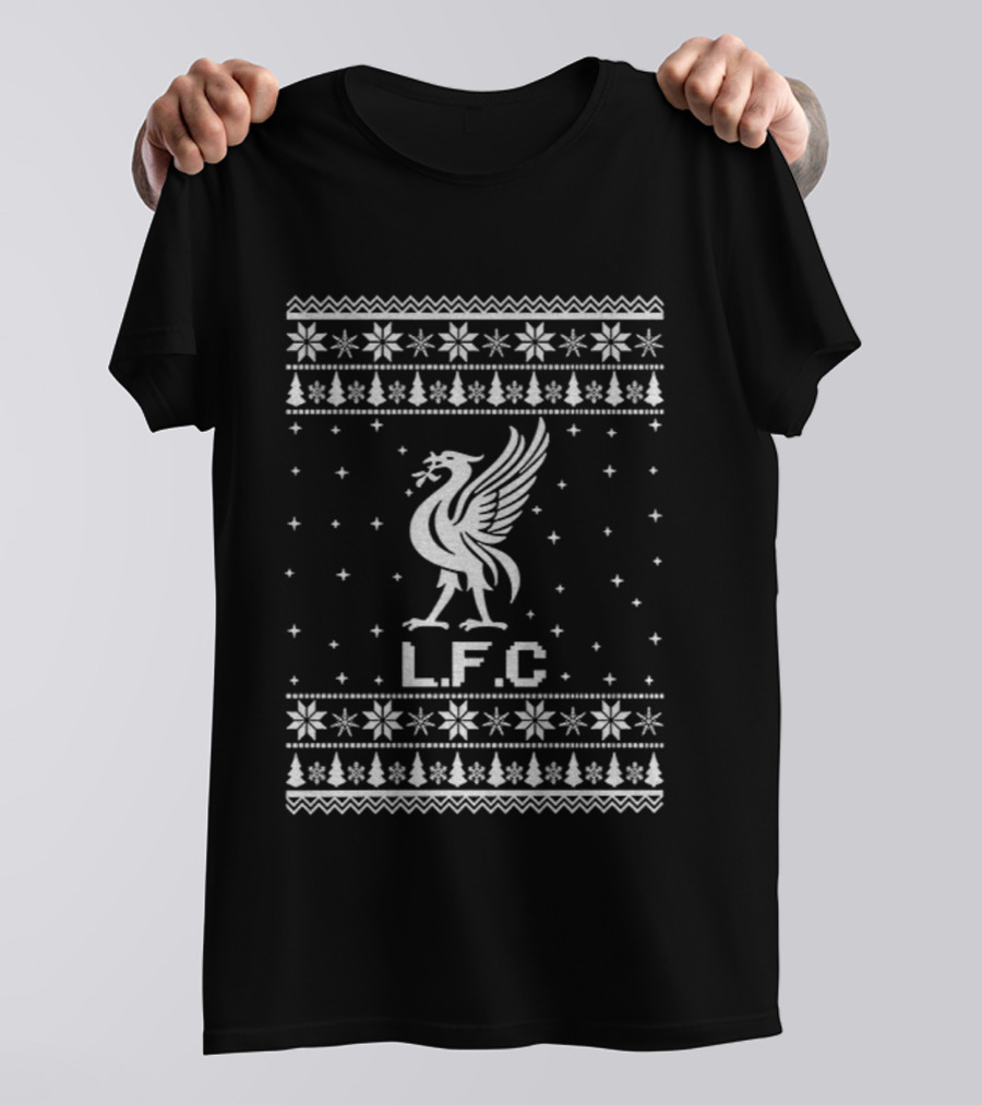 LFC Merry Christmas Festive Football Holiday Celebration T-Shirt