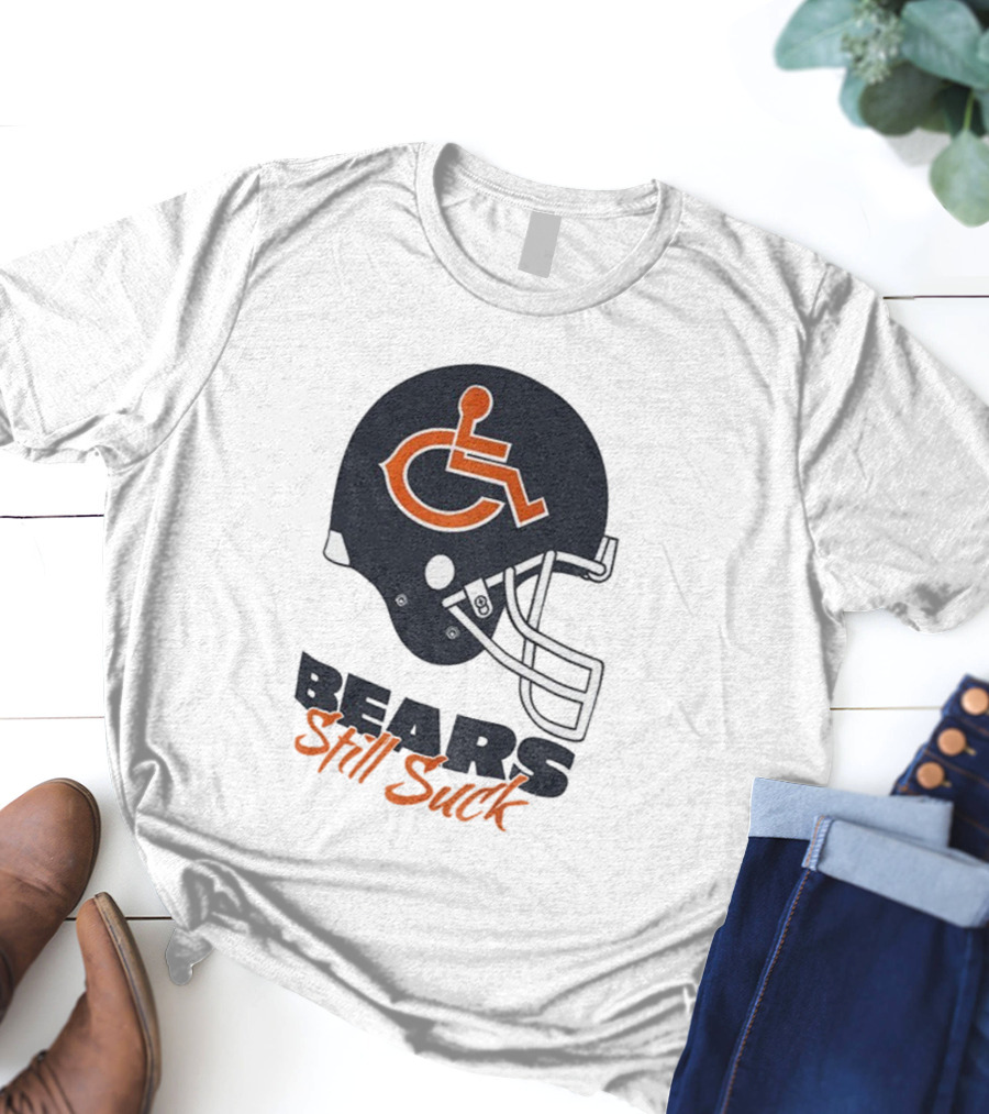 Chicago Bears Still Suck NFL Football Helmet 2025 Cartoon T-Shirt
