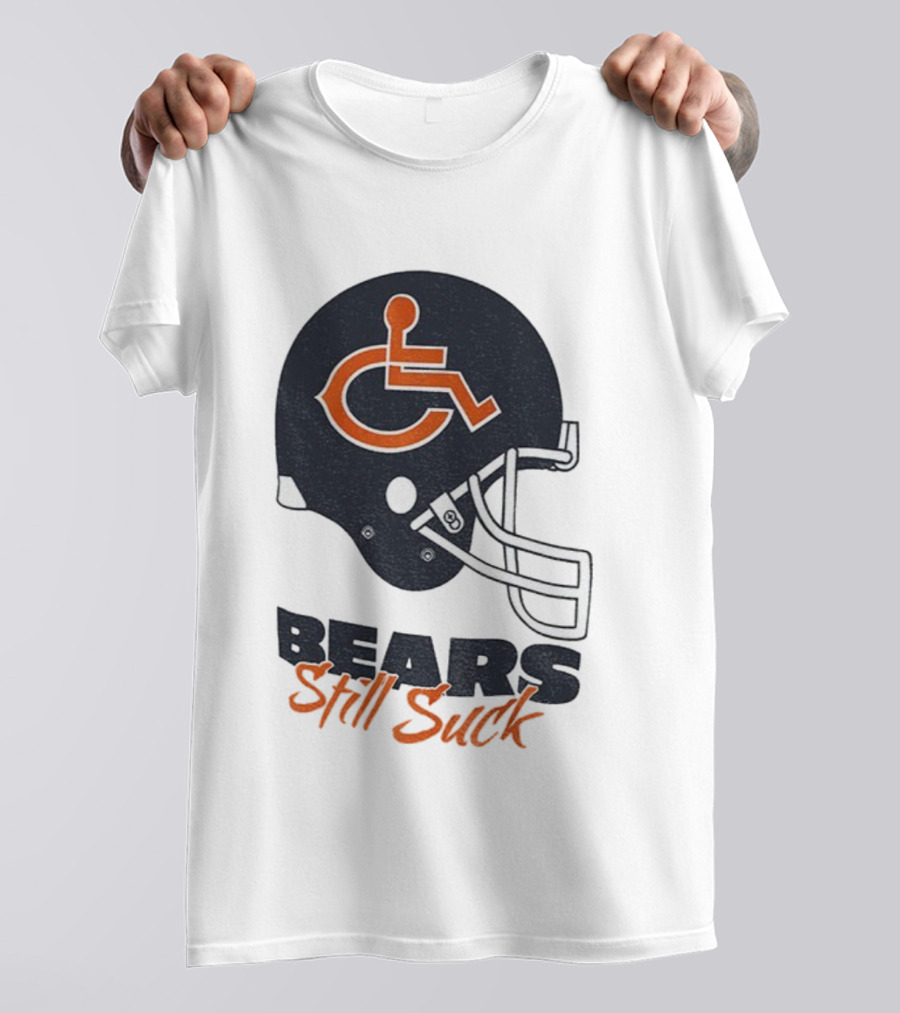 Chicago Bears Still Suck NFL Football Helmet 2025 Cartoon T-Shirt