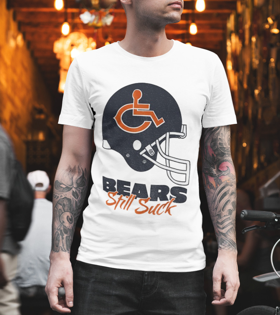 Chicago Bears Still Suck NFL Football Helmet 2025 Cartoon T-Shirt