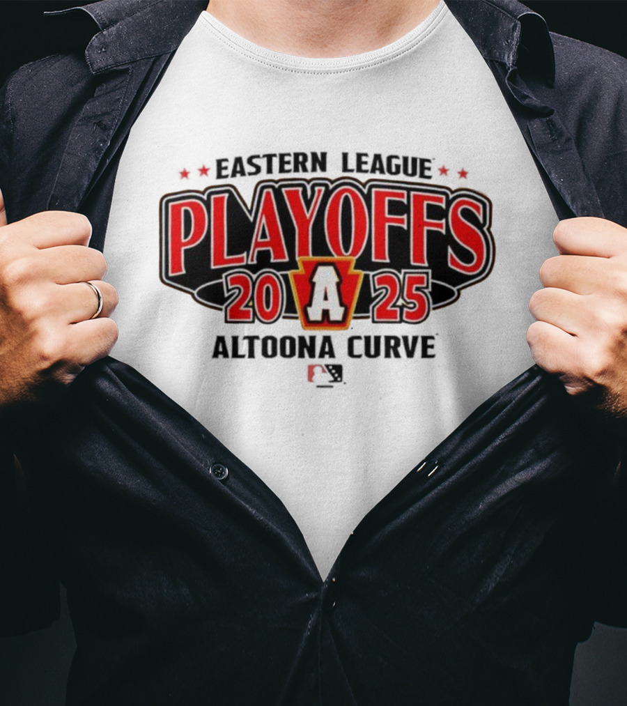 Eastern League Playoffs 2025 Altoona Curve Team A Logo T-Shirt