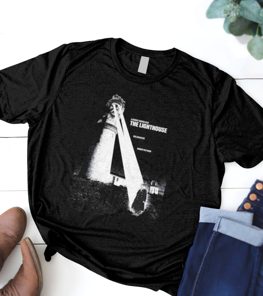 Robert Eggers The Lighthouse Willem Dafoe Robert Pattinson Vintage Scene T-Shirt