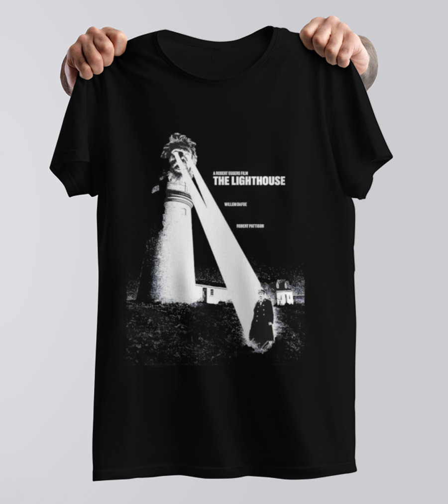 Robert Eggers The Lighthouse Willem Dafoe Robert Pattinson Vintage Scene T-Shirt