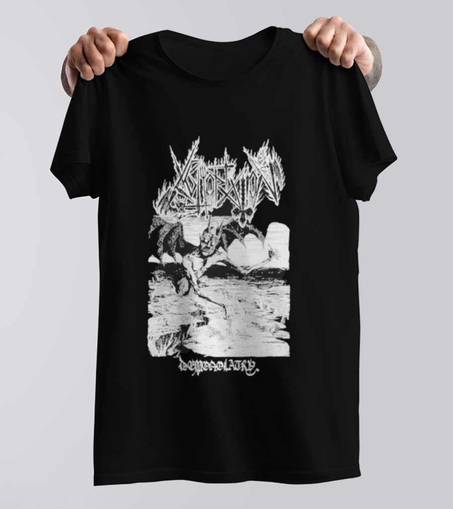 Abhorration Demonolatry Gothic Demon Artwork T-Shirt