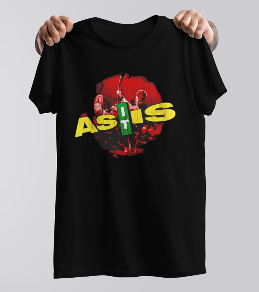 As It Is Vintage Kick Boxing Retro Fighter T-Shirt