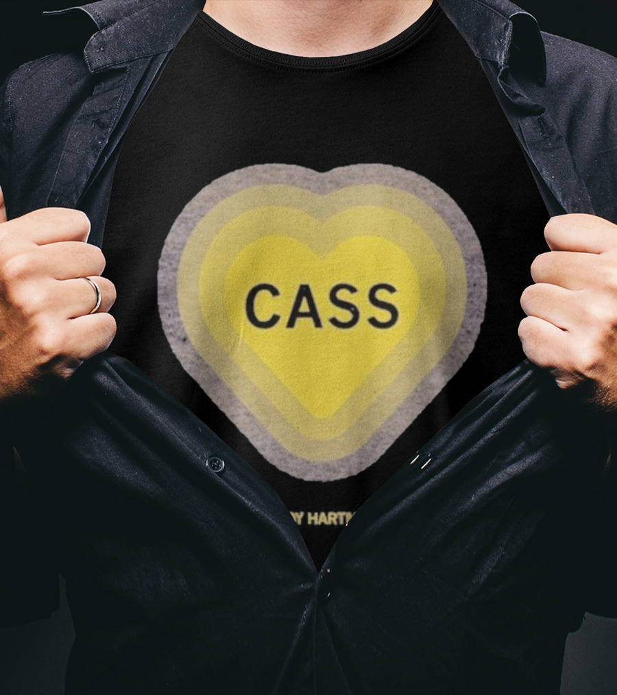 Cassidy Hartman Heartbeat Cass Heart Yellow Heart Pattern T-Shirt