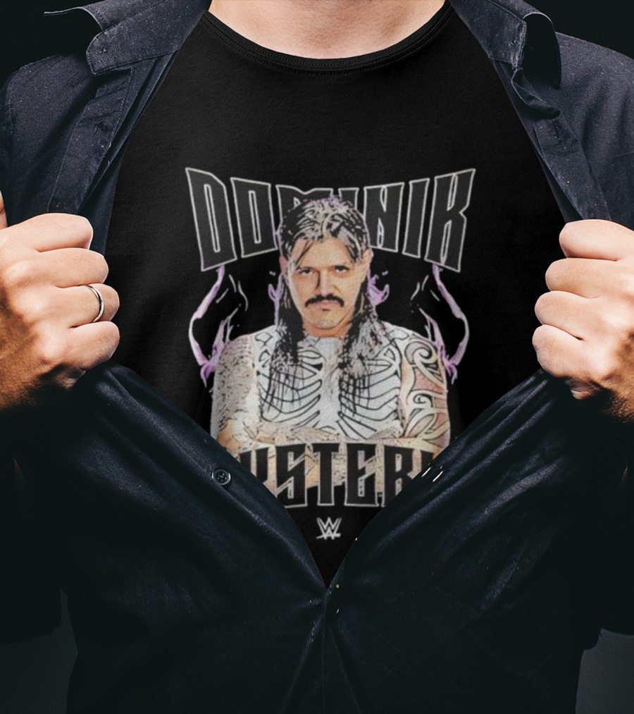 Dominik Mysterio WWE Dirty King Tattoo Design T-Shirt