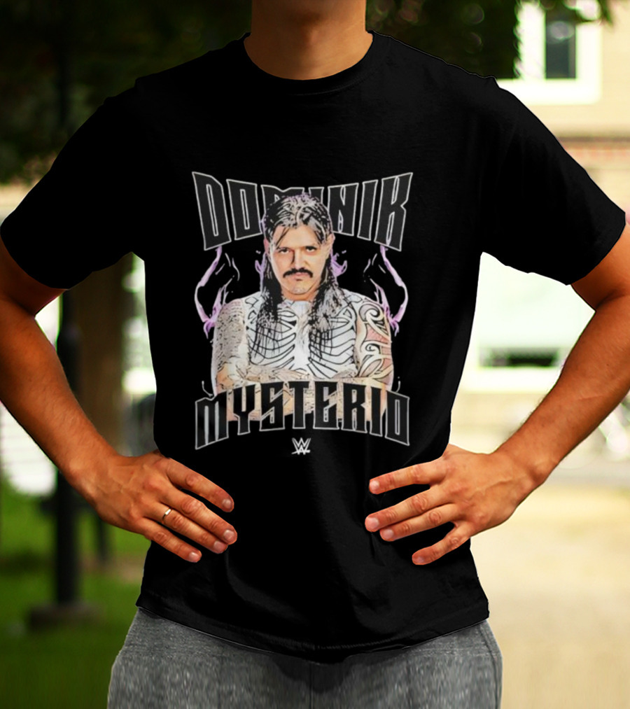 Dominik Mysterio WWE Dirty King Tattoo Design T-Shirt
