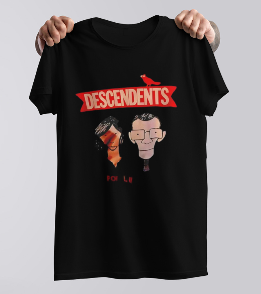 Descendents Band Portland 2025 Event With Iconic Cartoon Characters T-Shirt