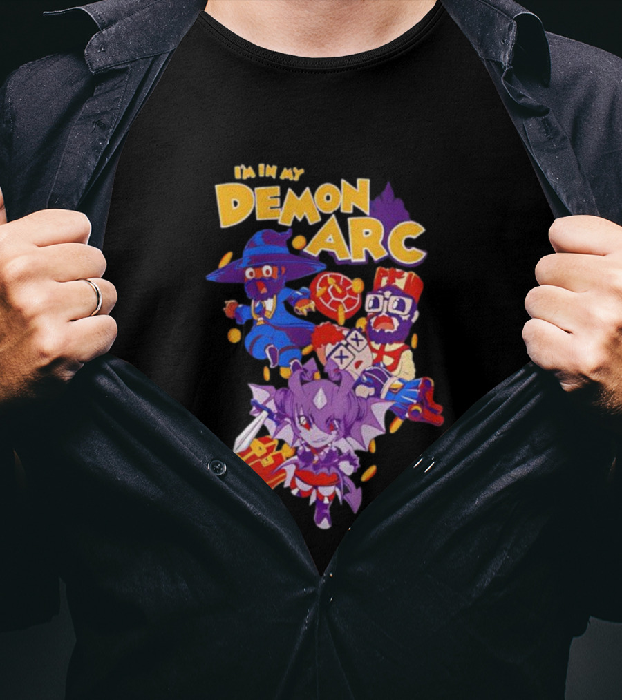 I’m In My Demon Arc Anime Characters Adventure T-Shirt