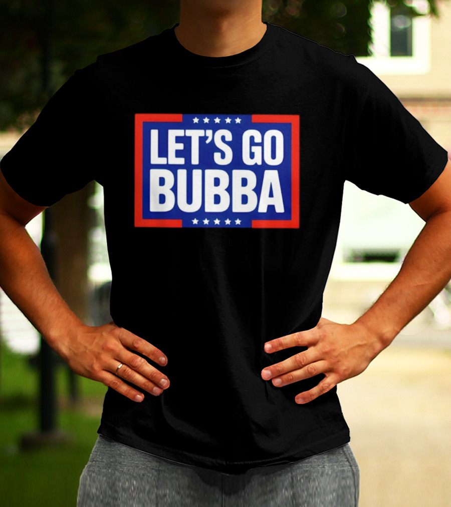 LET'S GO BUBBA Stars And Stripes Graphic T-Shirt