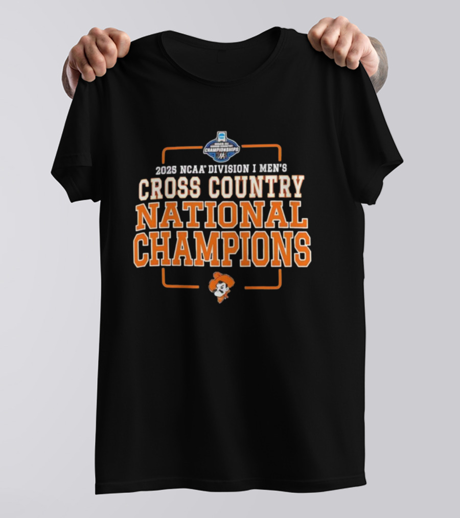 Oklahoma State Cowboys Cross Country National Champions 2025 NCAA T-Shirt