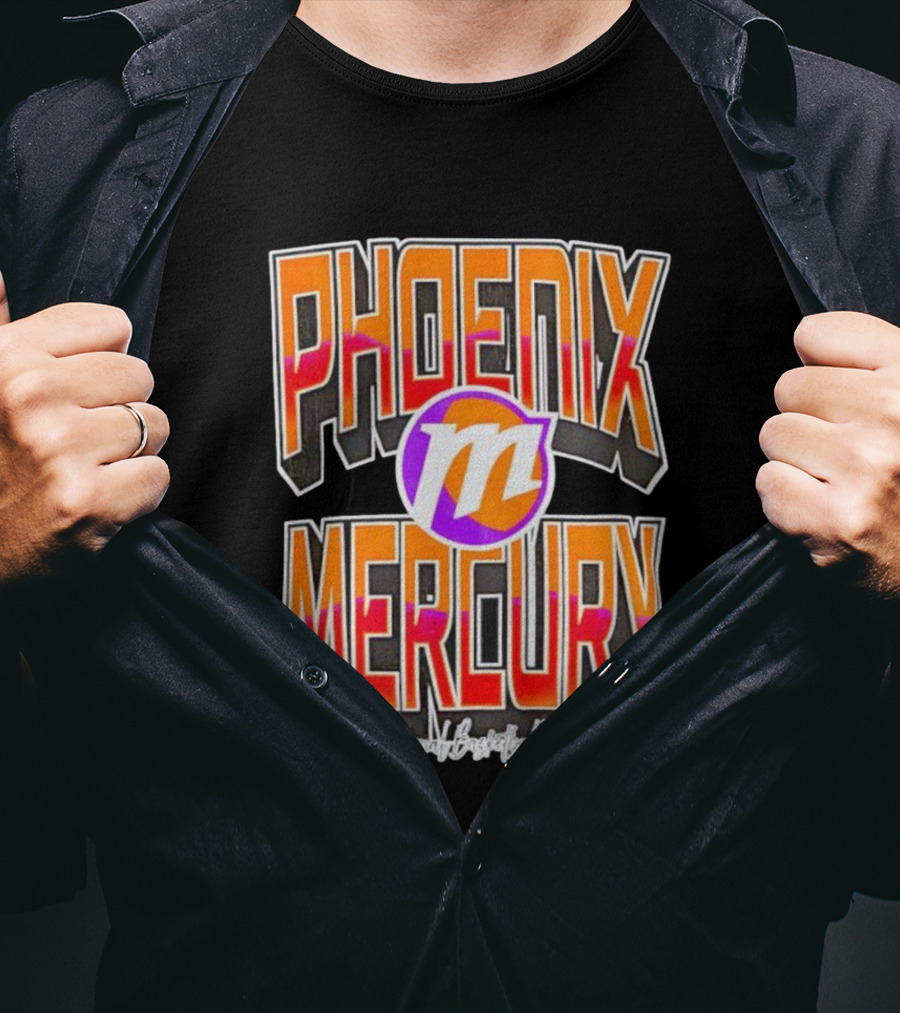 Phoenix Mercury Women's National Basketball Association Homage T-Shirt